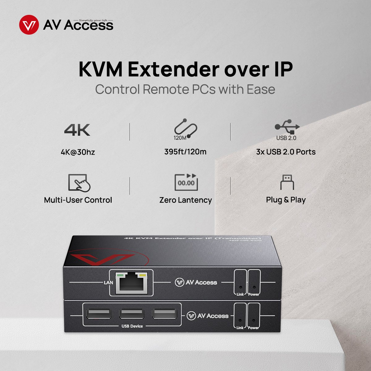 AV Access 4KIP100-KVM
